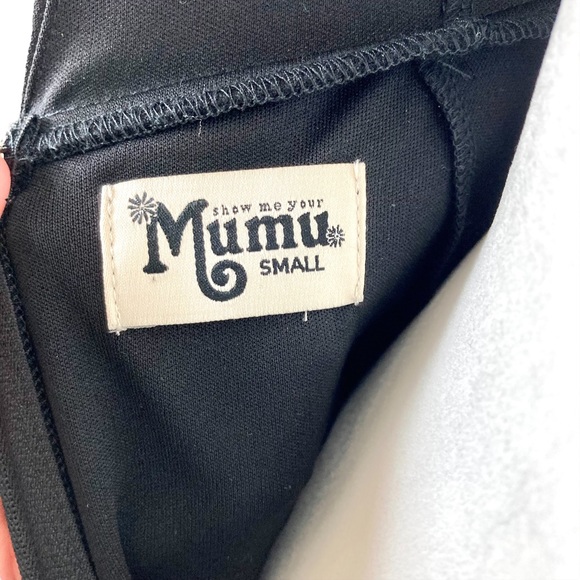 Show Me Your MuMu Women’s Long Black Jenn Maxi dress, Sz S - Picture 12 of 14